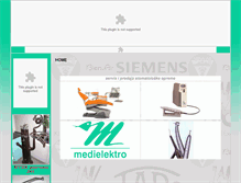 Tablet Screenshot of medielektro.co.rs